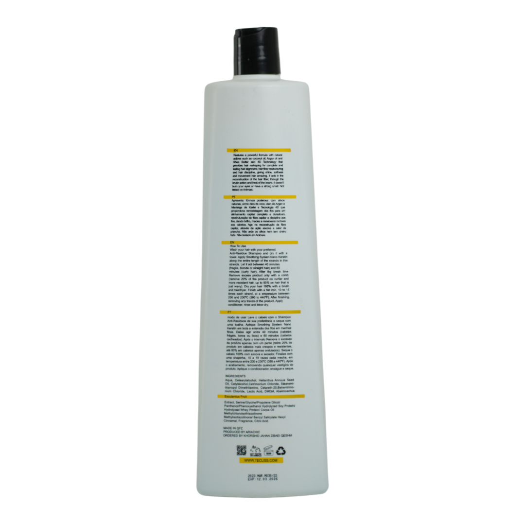 نانو کراتین تکلیس مدل اسموتینگ سیستم